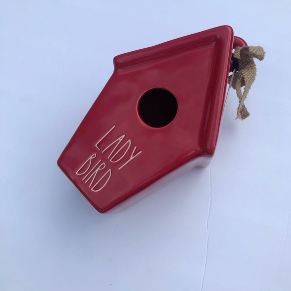 NEW WITH TAGS Rae Dunn “  LADY BIRD “ bird house - Picture 5 of 10